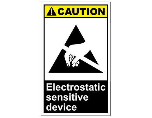 ANSI Caution Electrostatic Sensitive Device