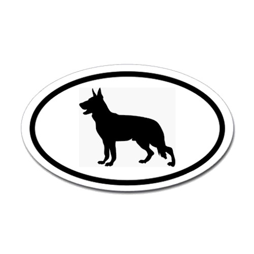 Dogs Oval Sticker