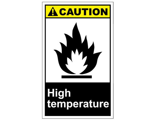 ANSI Caution High Temperature