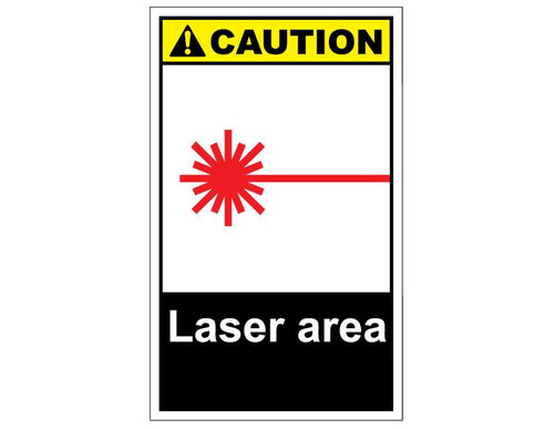 ANSI Caution Laser Area