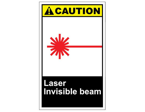 ANSI Caution Laser Invisible Beam