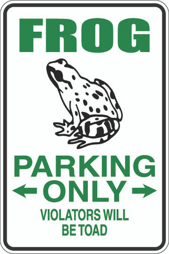 Frog Parking Only