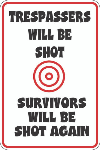 Trespassers Will Be Shot Survivors Will Be Shot Again