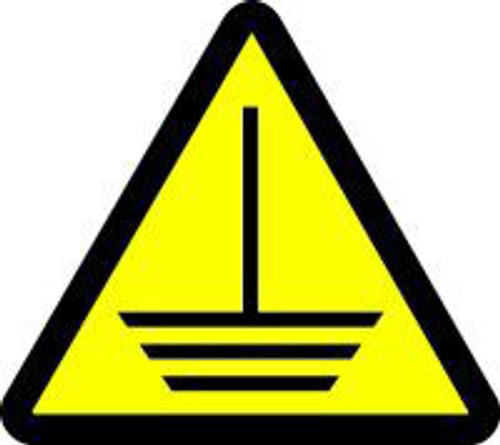 Electric Ground Hazard (ISO Triangle Hazard Symbol)