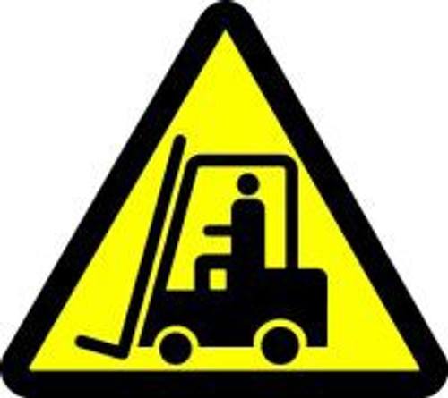 Lift Truck Hazard (ISO Triangle Hazard Symbol)