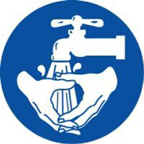 Wash Hands (ISO Mandatory Symbol)