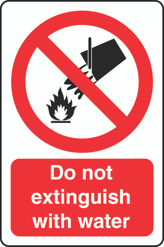 Do Not Extinguish With Water