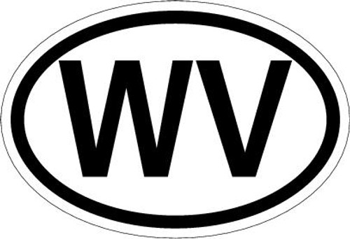 Country Registration Oval Bumper Sticker