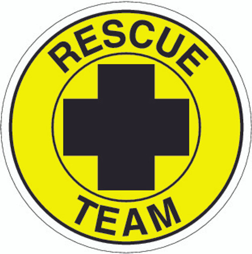 Rescue Team Hardhat Sticker