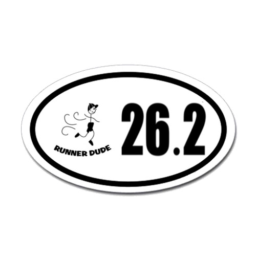 26.2 Oval Bumper Sticker #4