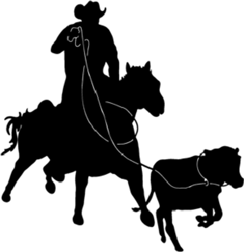 Rodeo Calf Roping Decal