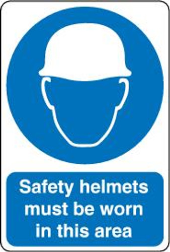 Safety Helmets Must Be Worn In This Area