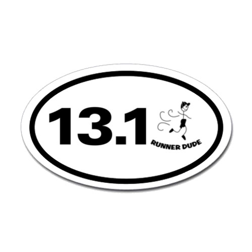 13.1 Oval Bumper Sticker #7