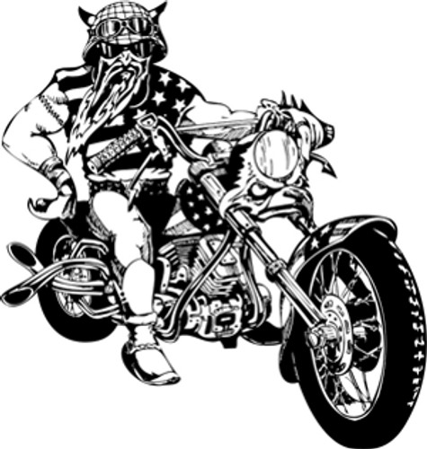 Invitation To Pain Motorcycle Decal