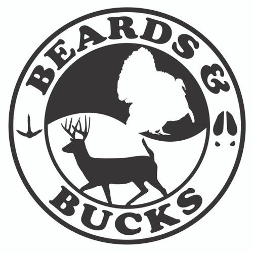 Beards and Bucks Hunting Decal