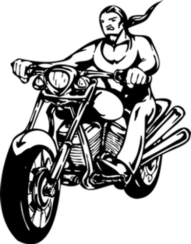 The Latin Lover Motorcycle Decal