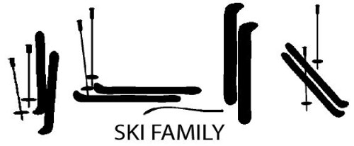 Ski Family Decals