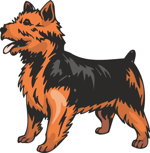 Australian Terrier Dog Sticker