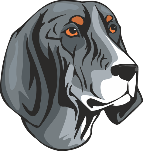 Bluetick Coonhound Dog Sticker