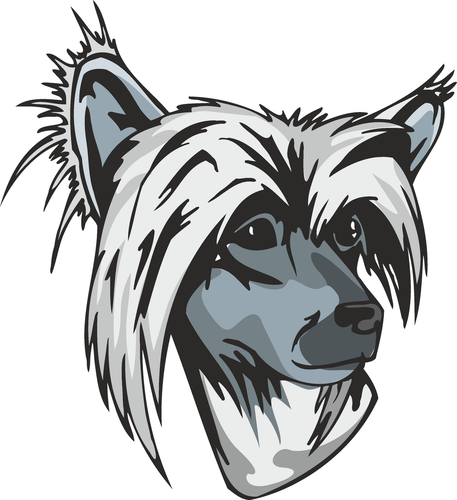 Chinese Crested Dog Sticker