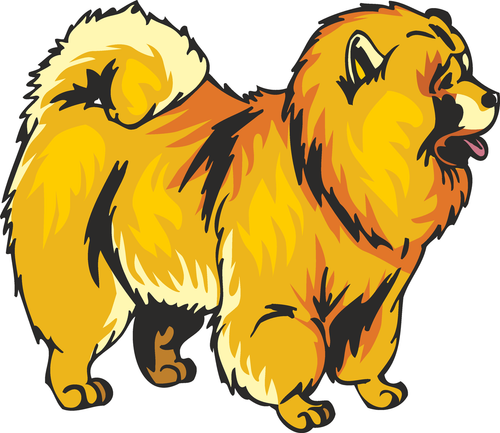 Chow Chow Dog Sticker