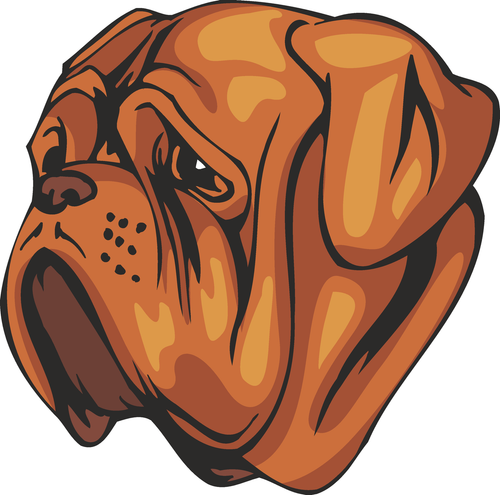 Dogue de Bordeaux Dog Sticker