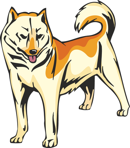 Hokkaido Dog Sticker