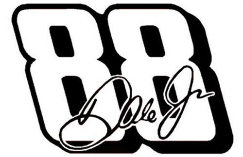 Dale Jr #88 Racing Sticker