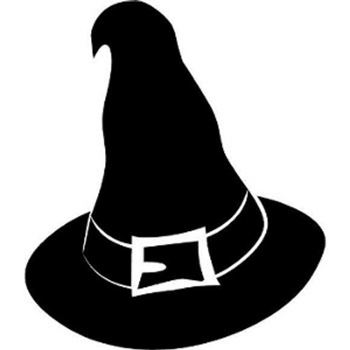 Happy Halloween Witches Hat Decal