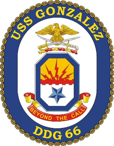 US Navy USS Gonzalez DDG 66