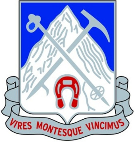 USA 87th Mountain Infantry Regiment Decal