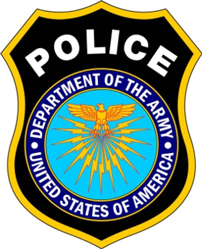 USA Department Of The Army Police Badge