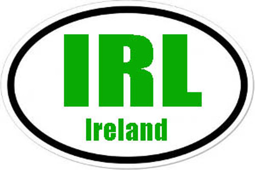 Ireland Oval Bumper Sticker