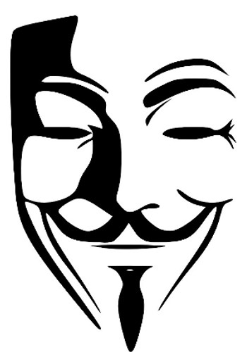 Guy Fawkes Mask Decal
