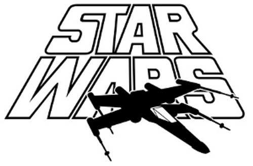 Star Wars X-Wing Fighter Decal