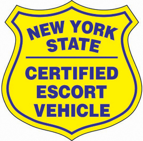 New York State Certified Escort Vehicle (Vinyl)