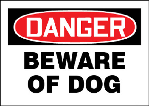 Danger Beware Of Dog