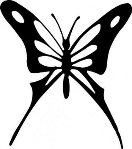 Long Butterfly Decal