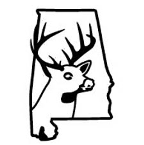 Alabama State Deer Decal