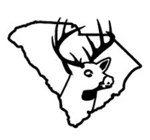 South Carolina State Deer Decal