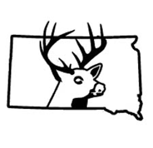 South Dakota State Deer Decal