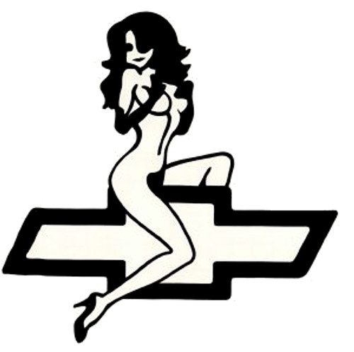 Chevy Sexy Girl Decal