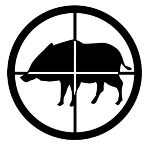 Hog Hunting Decal