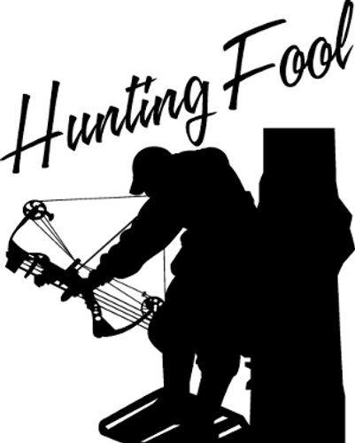 Bow Hunting Fool Decal