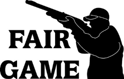 Fair Game Hunting Decal