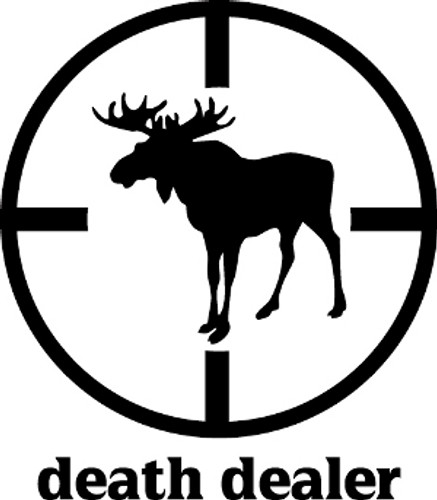 Death Dealer Moose Hunting Decal