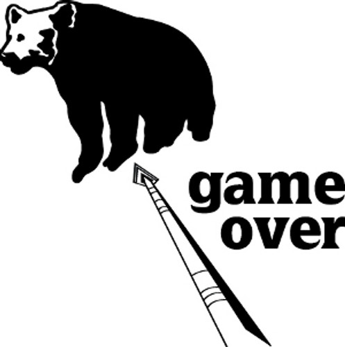 Game Over Bear Hunting Decal