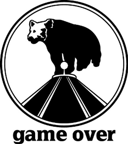 Game Over Bear Hunting Decal