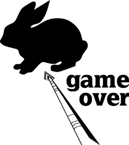 Game Over Rabbit Hunting Decal