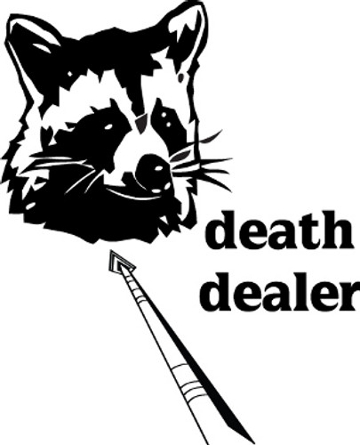 Death Dealer Raccoon Hunting Decal